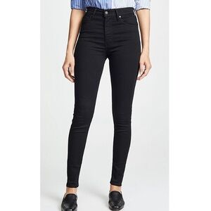 Levi’s mile high super skinny black size 25